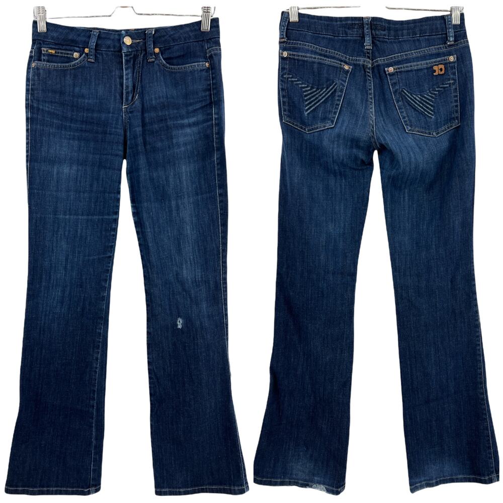 Joe's (27) (28x32) Regular Muse Bootcut Mid Rise Blue Perry Dark Wash Jeans